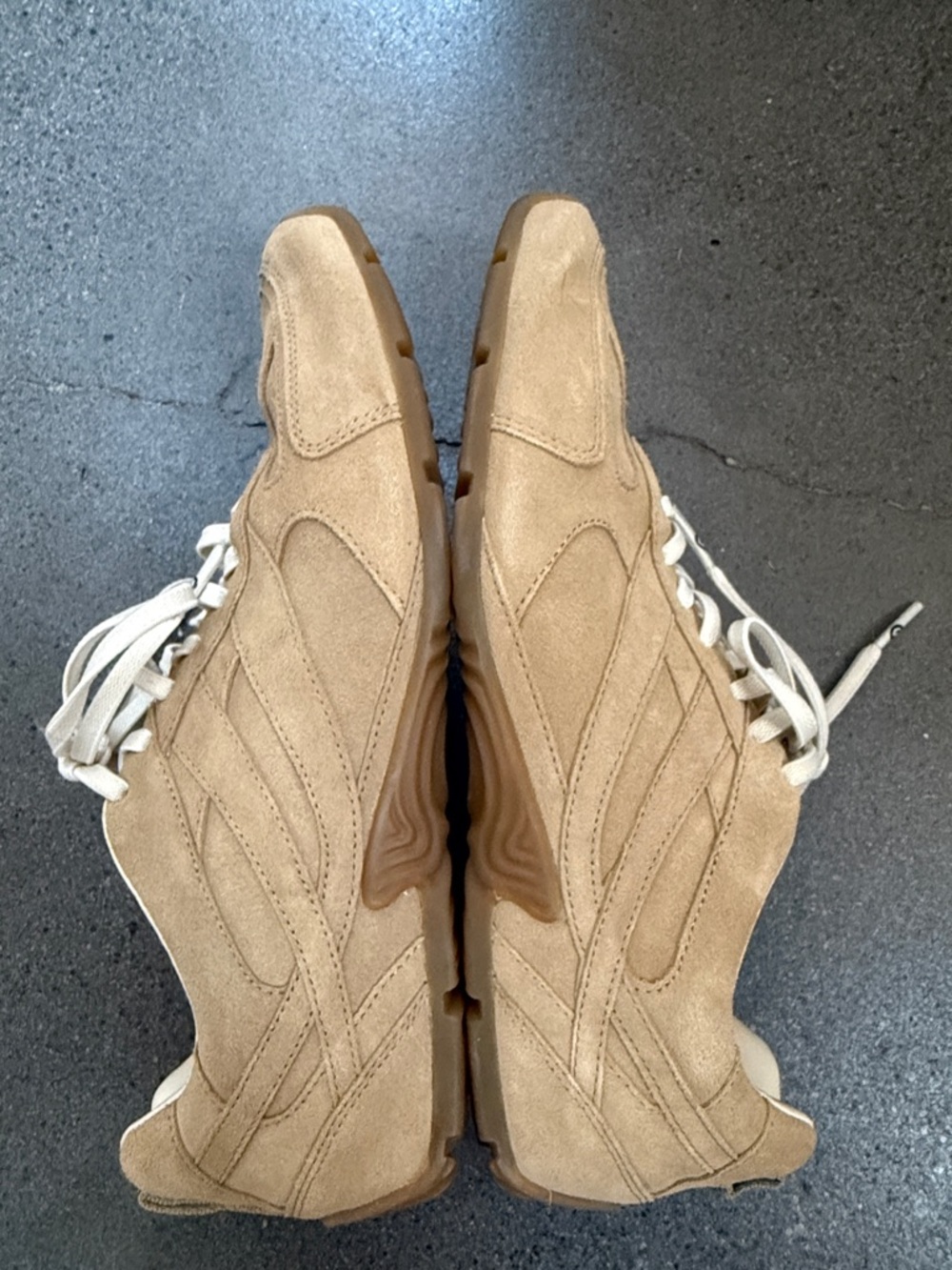 Vince Mojave suede sneakers size 10 sand trail - Picture 4 of 7